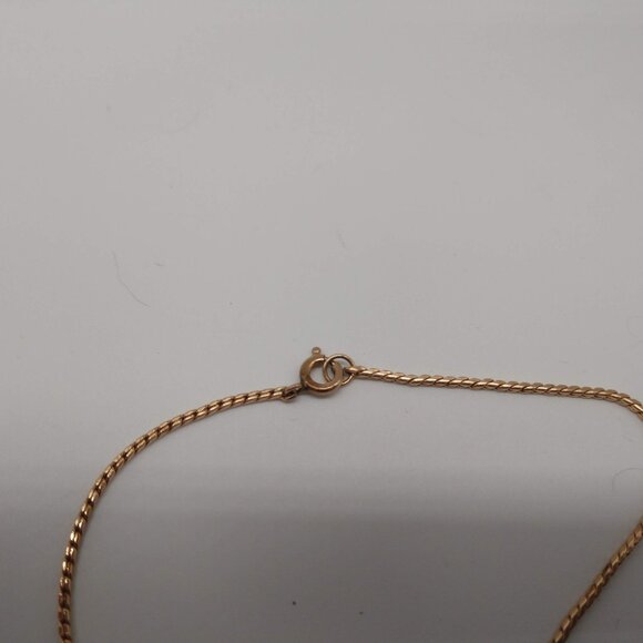 Designer by Van Dell 15" Necklace 12k GF Gold Filled Orange Cabochons - Picture 2 of 2